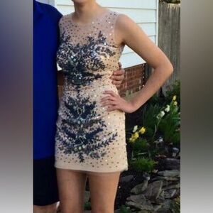 Sequined dress formal homecoming prom